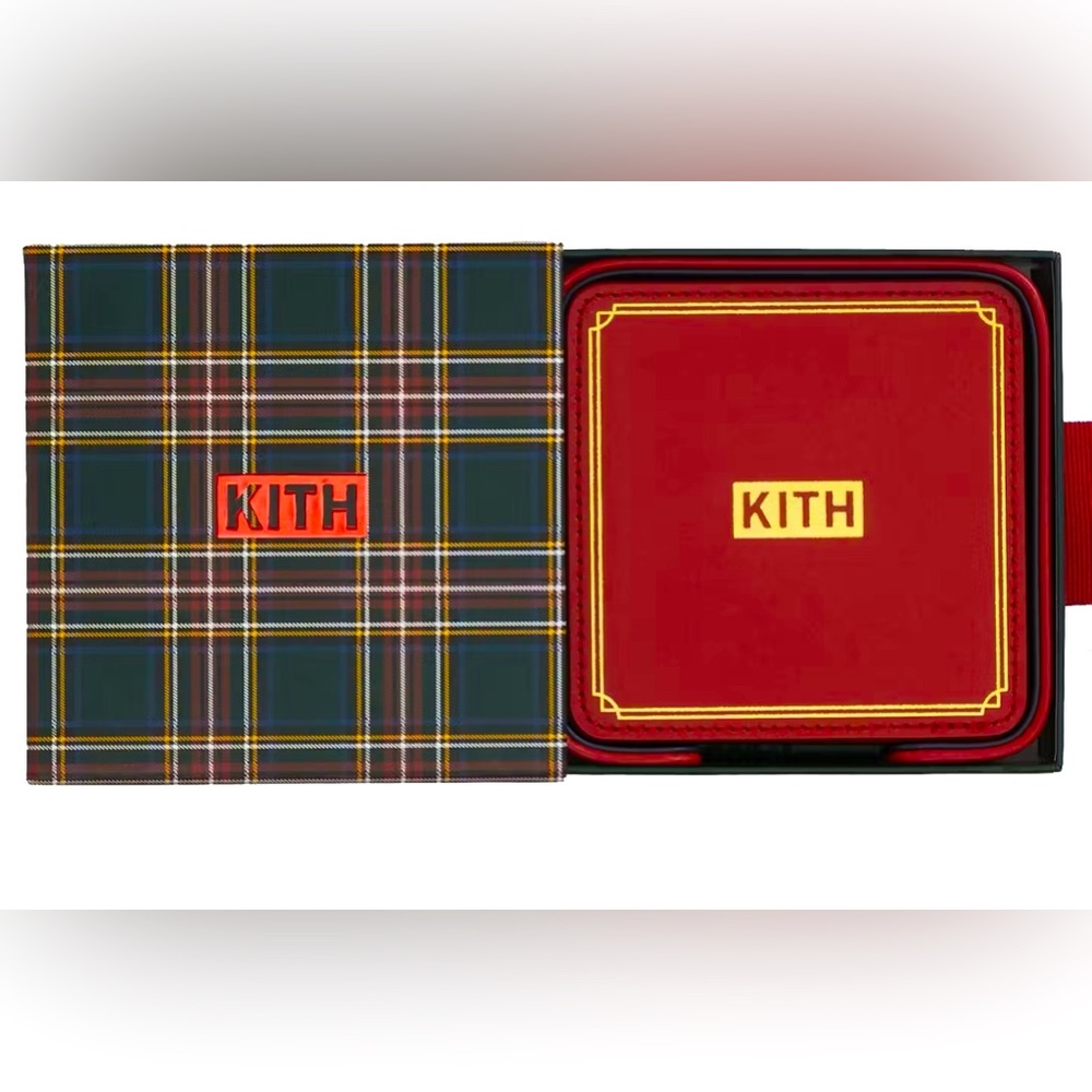 KITH leather Kithmas coasters